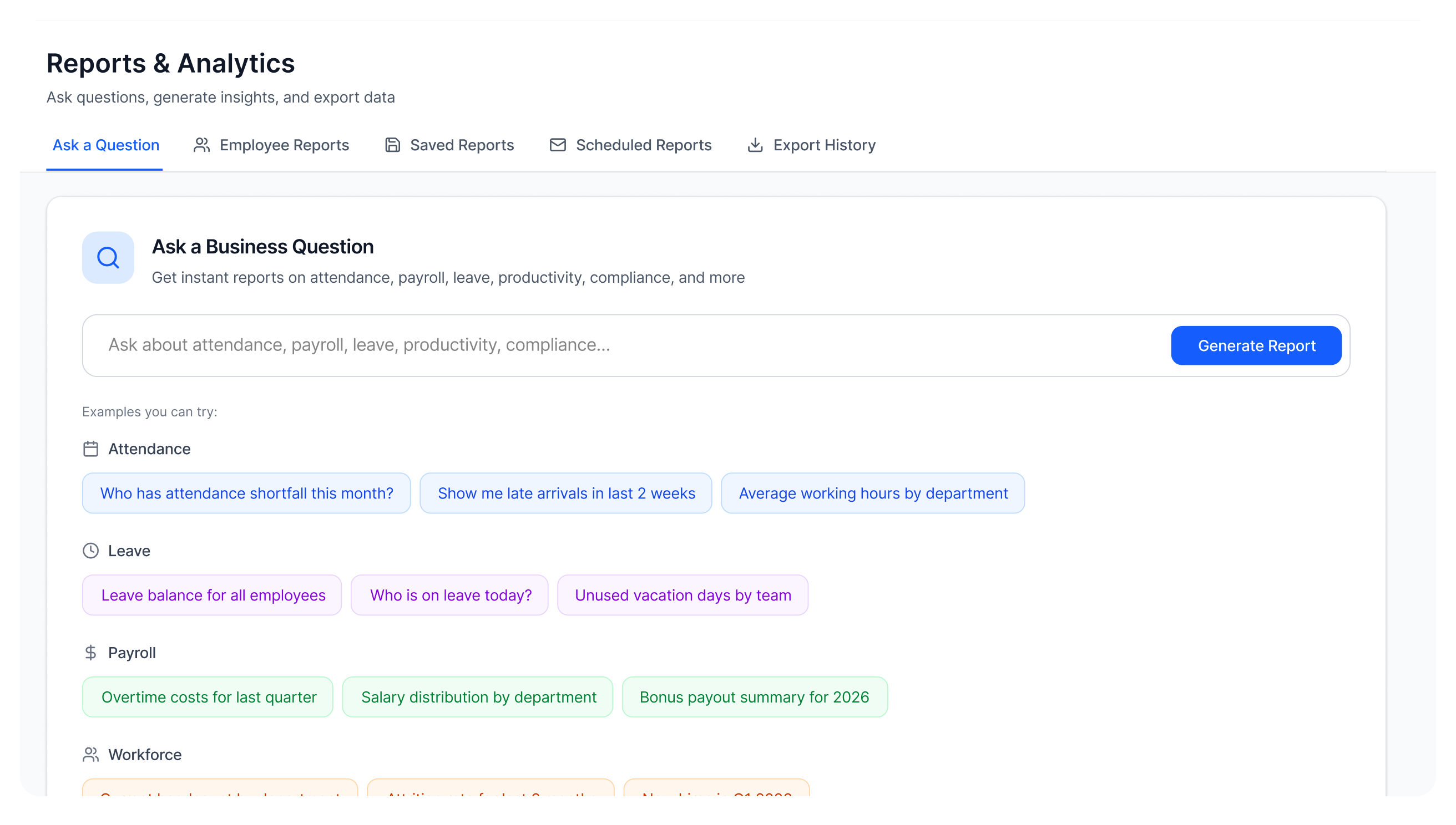 Analytics & Reports