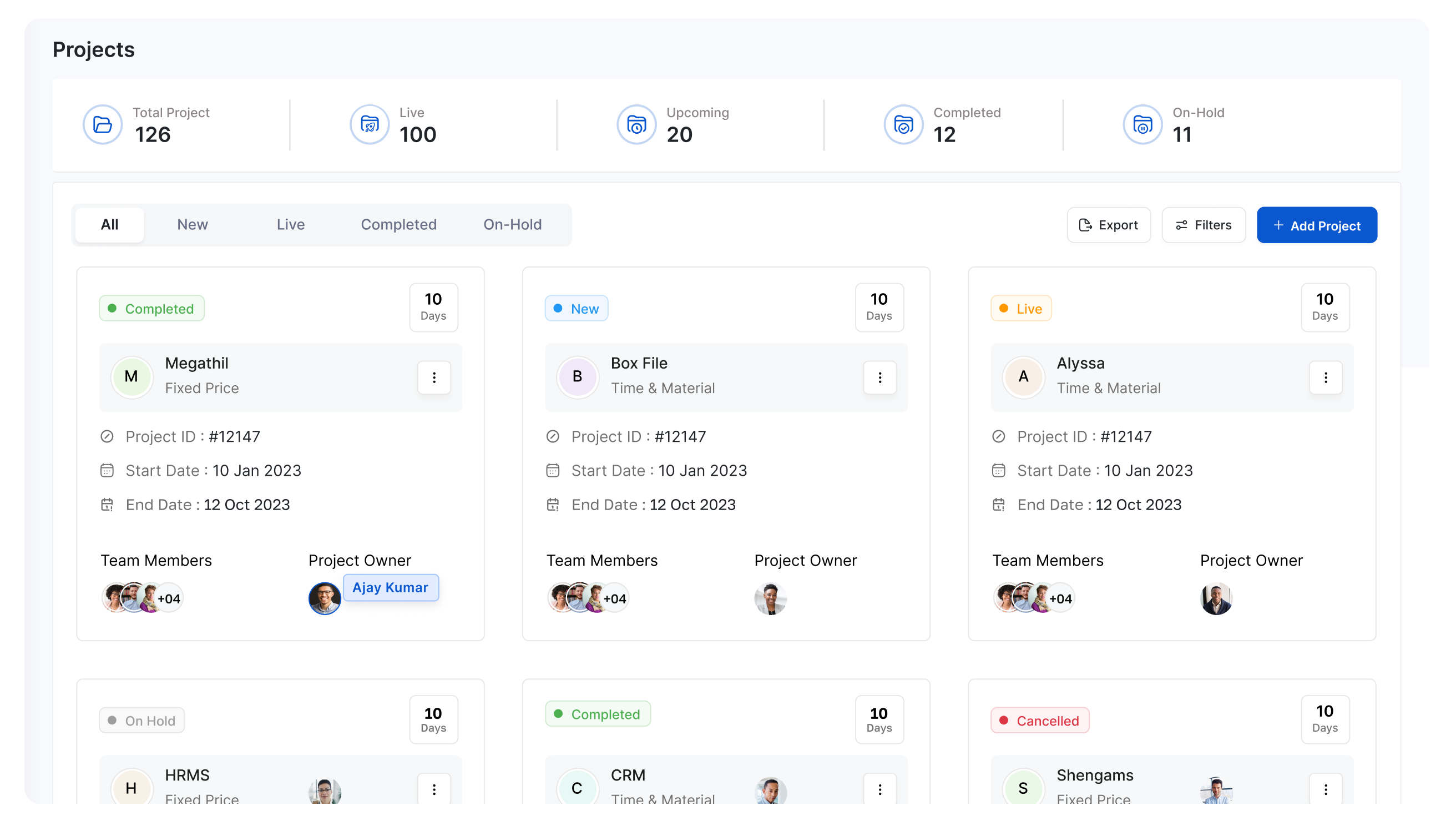 Project & Task Management